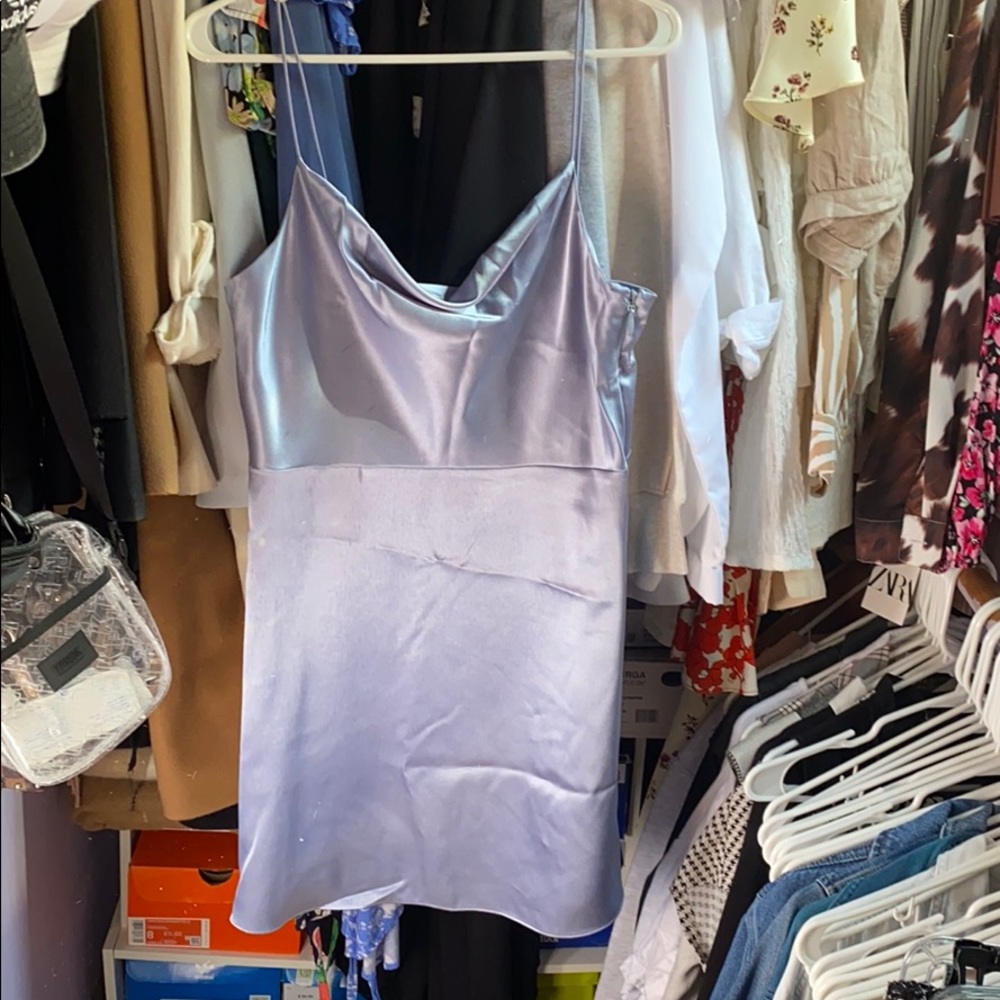 Topshop cowlneck slip dress US size 6